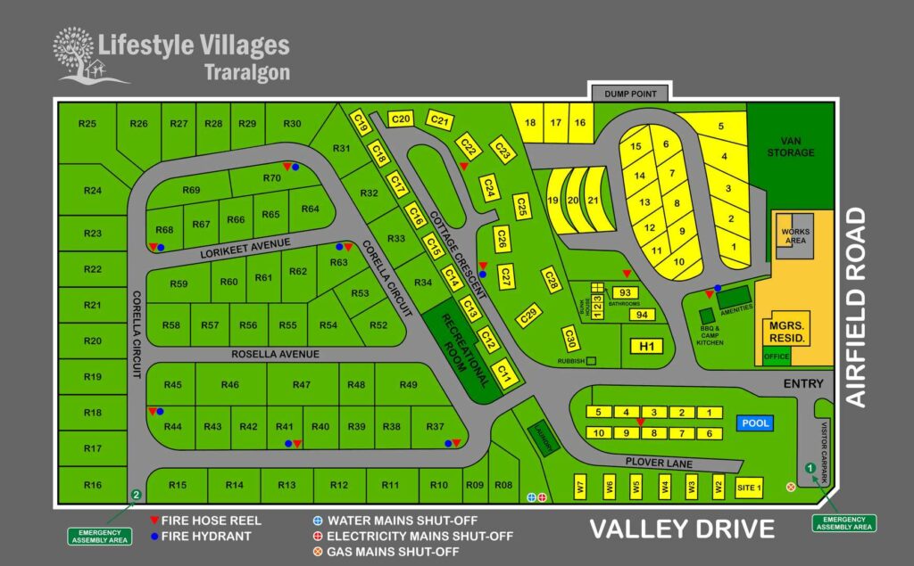 Lifestyle-Parks-Traralgon-Park-Map