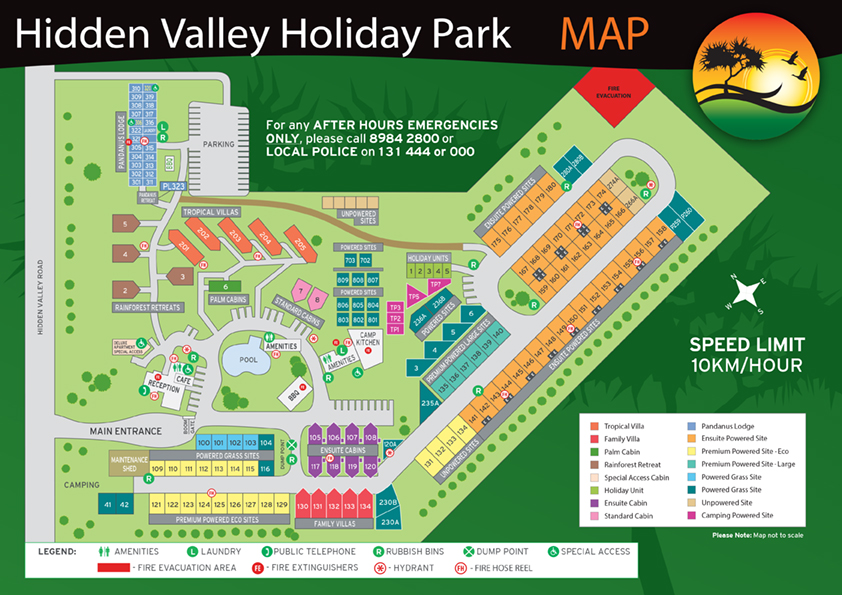 Hidden-Valley-Holiday-Park-Berrimah-Map